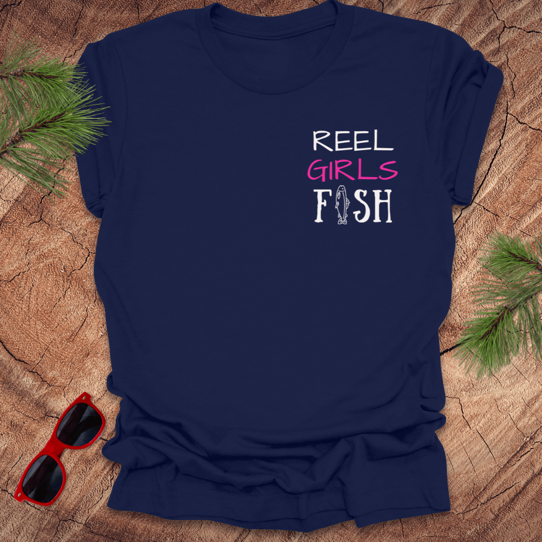 Reel Girls Fish Tee - Wandering Owl Adventure Gear