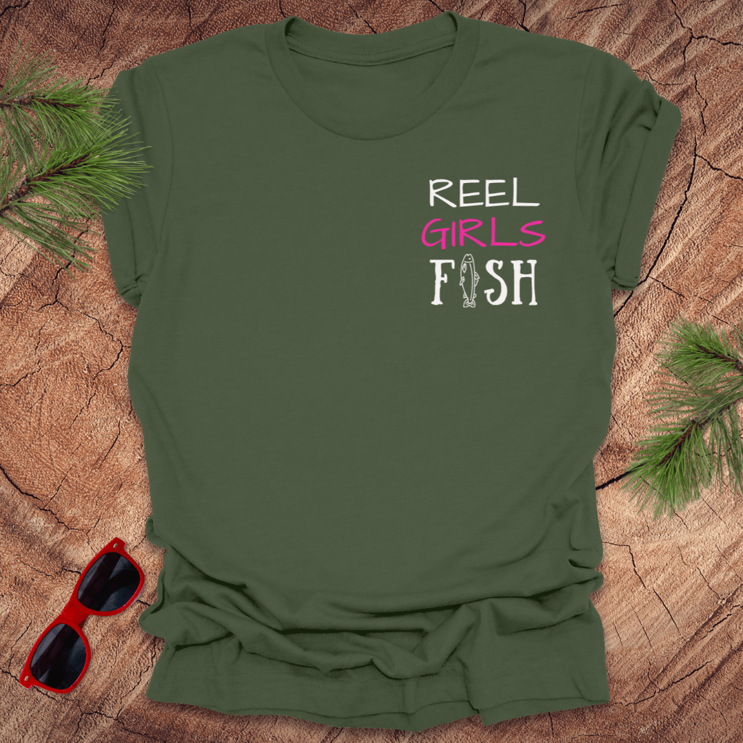 Reel Girls Fish Tee - Wandering Owl Adventure Gear