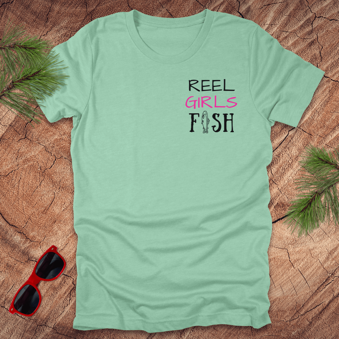 Reel Girls Fish Tee - Wandering Owl Adventure Gear