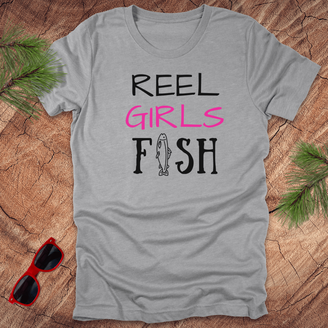 Reel Girls Fish Tee - Wandering Owl Adventure Gear