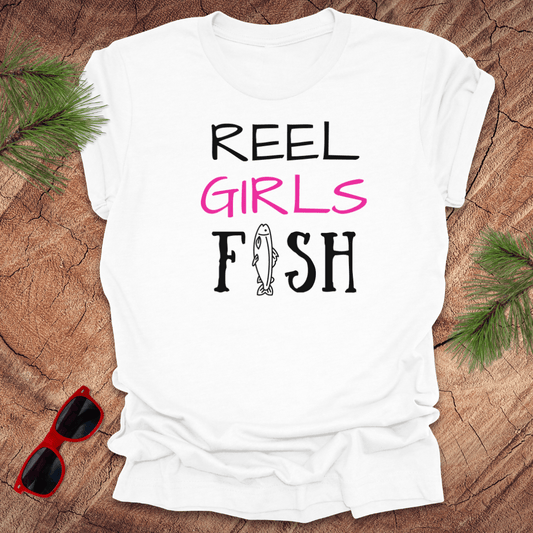 Reel Girls Fish Tee - Wandering Owl Adventure Gear
