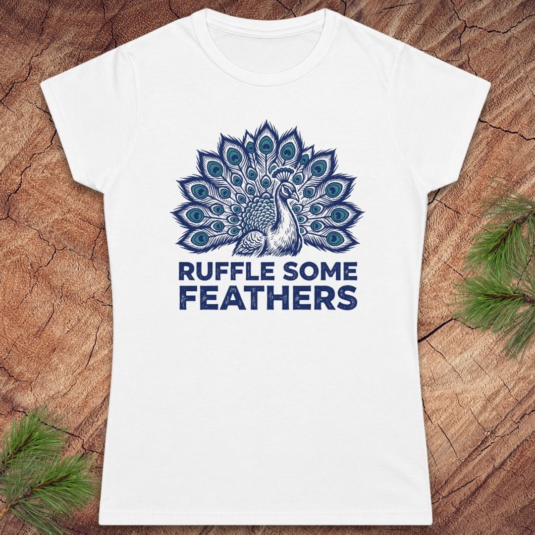 Ruffle Feathers Peacock Women's Tee