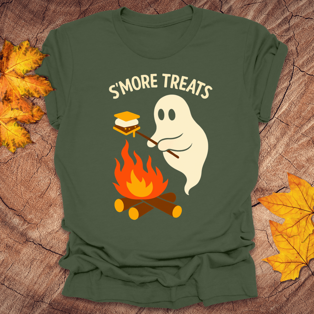 S'more Treats Ghost Tee - Wandering Owl Adventure Gear