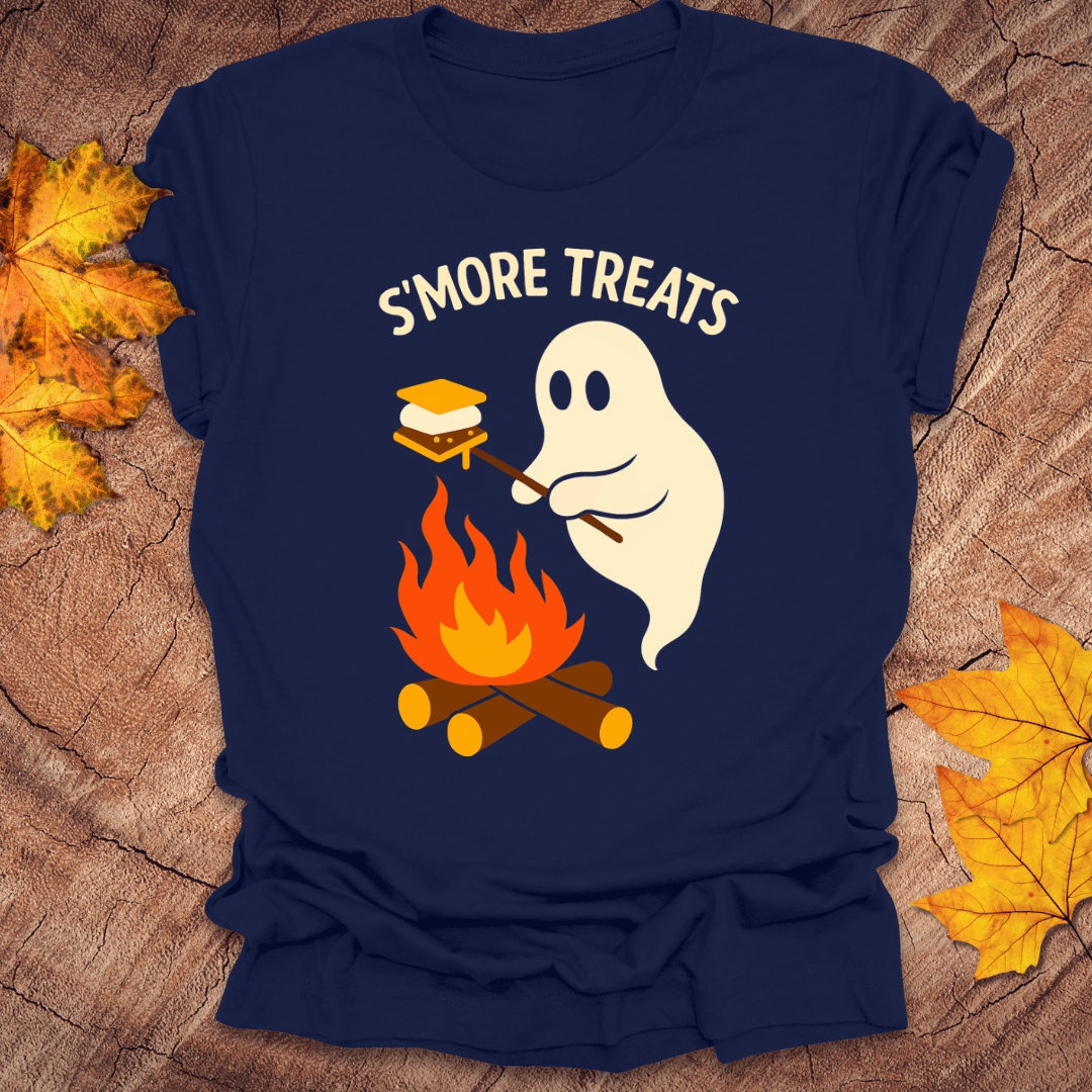 S'more Treats Ghost Tee - Wandering Owl Adventure Gear