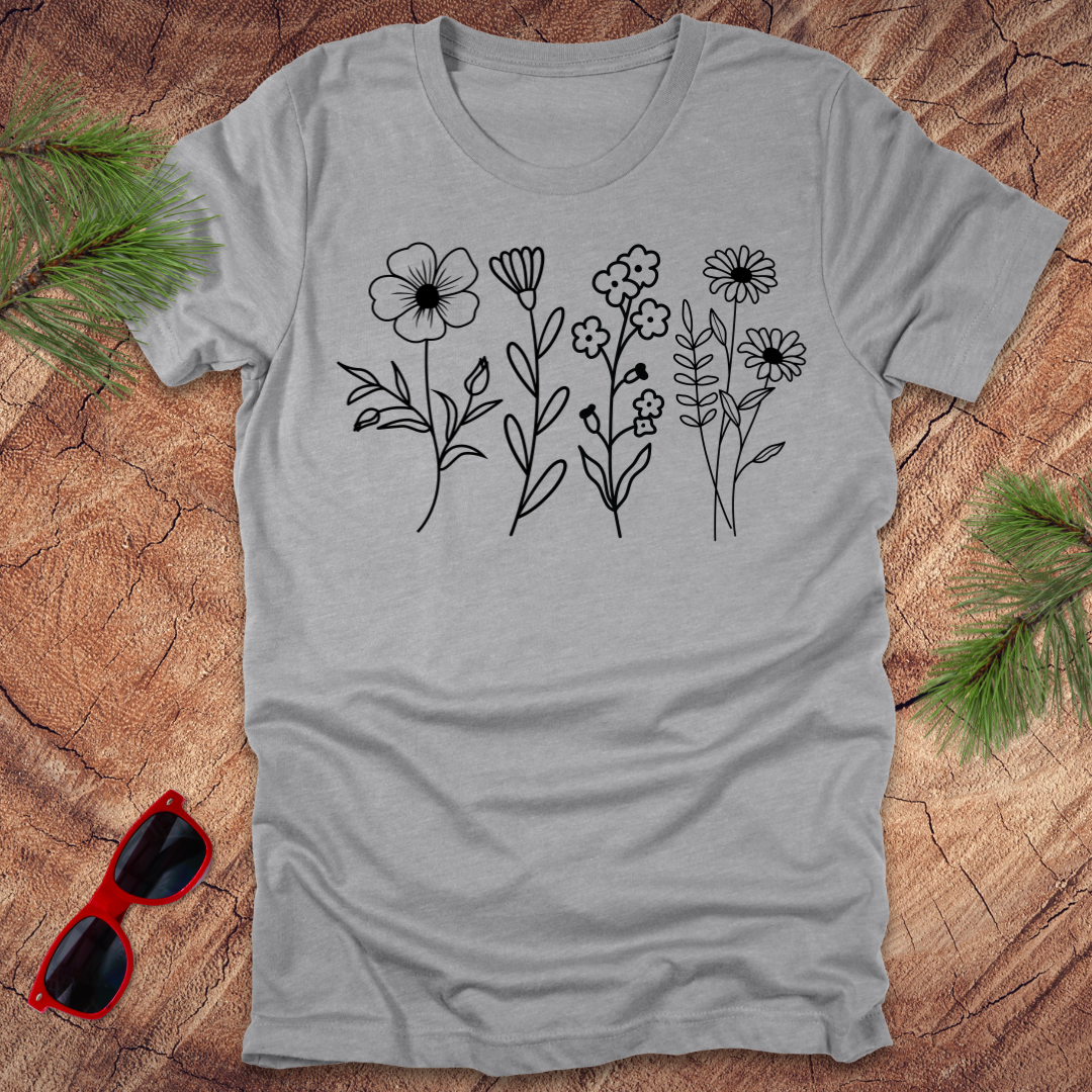 Standing Flowers Tee