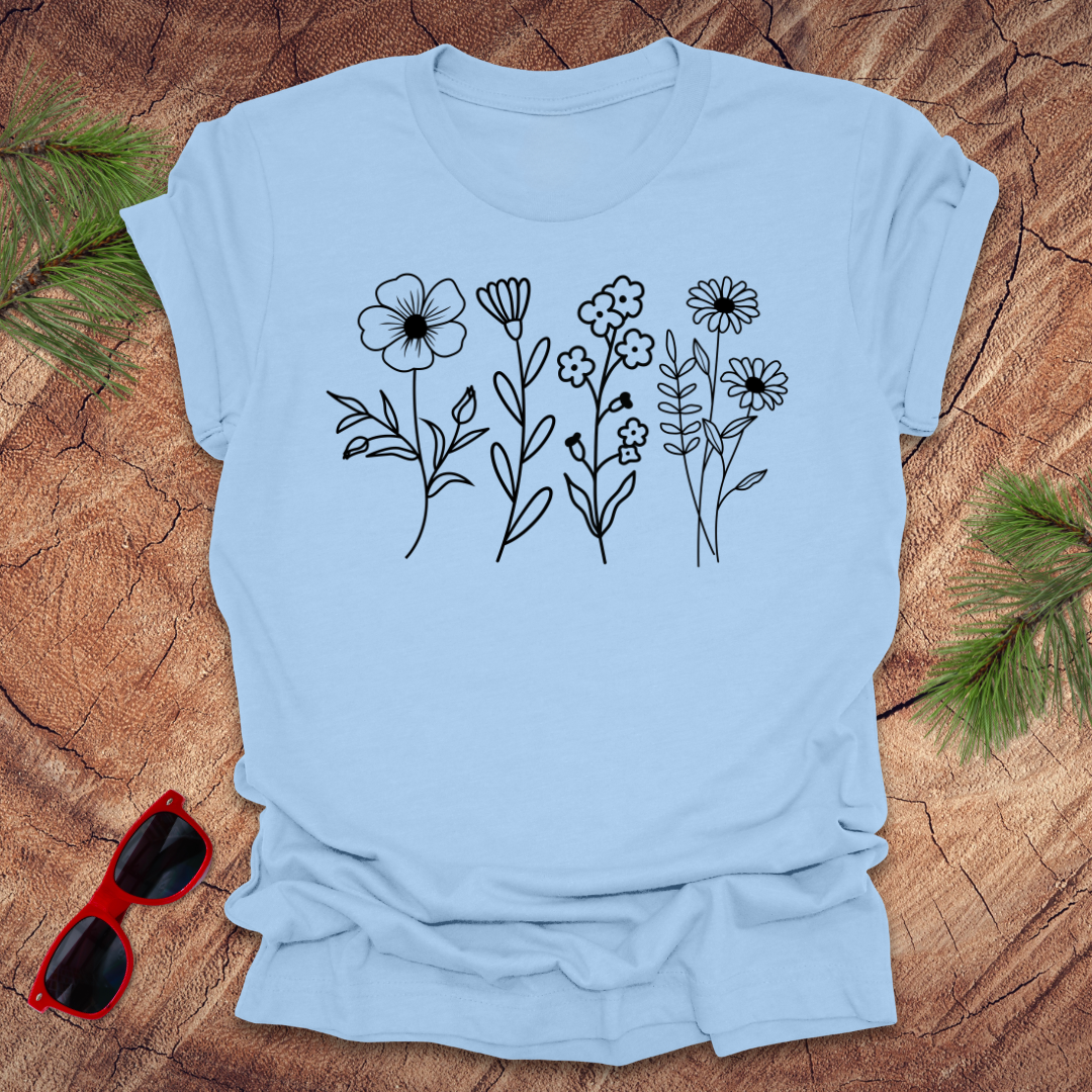 Standing Flowers Tee