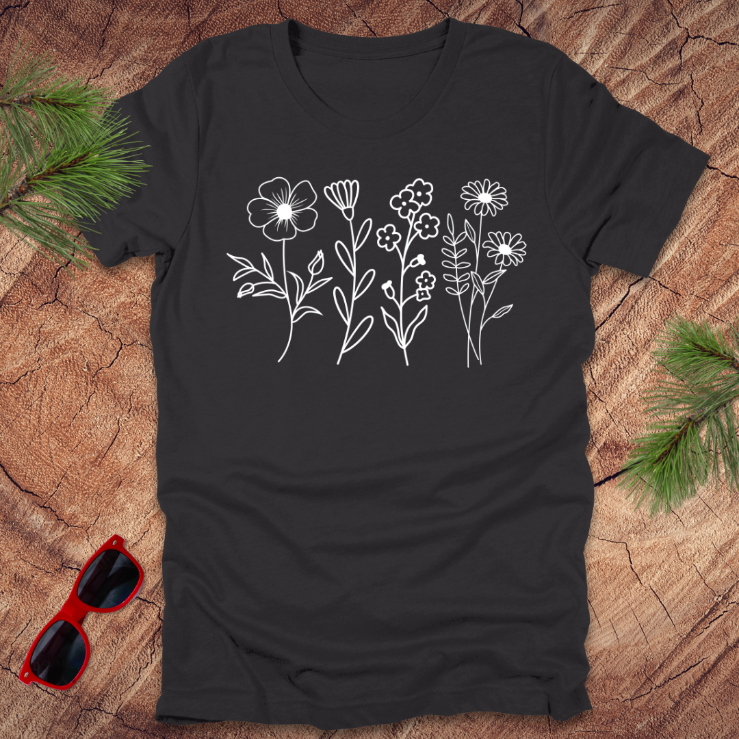 Standing Flowers Tee