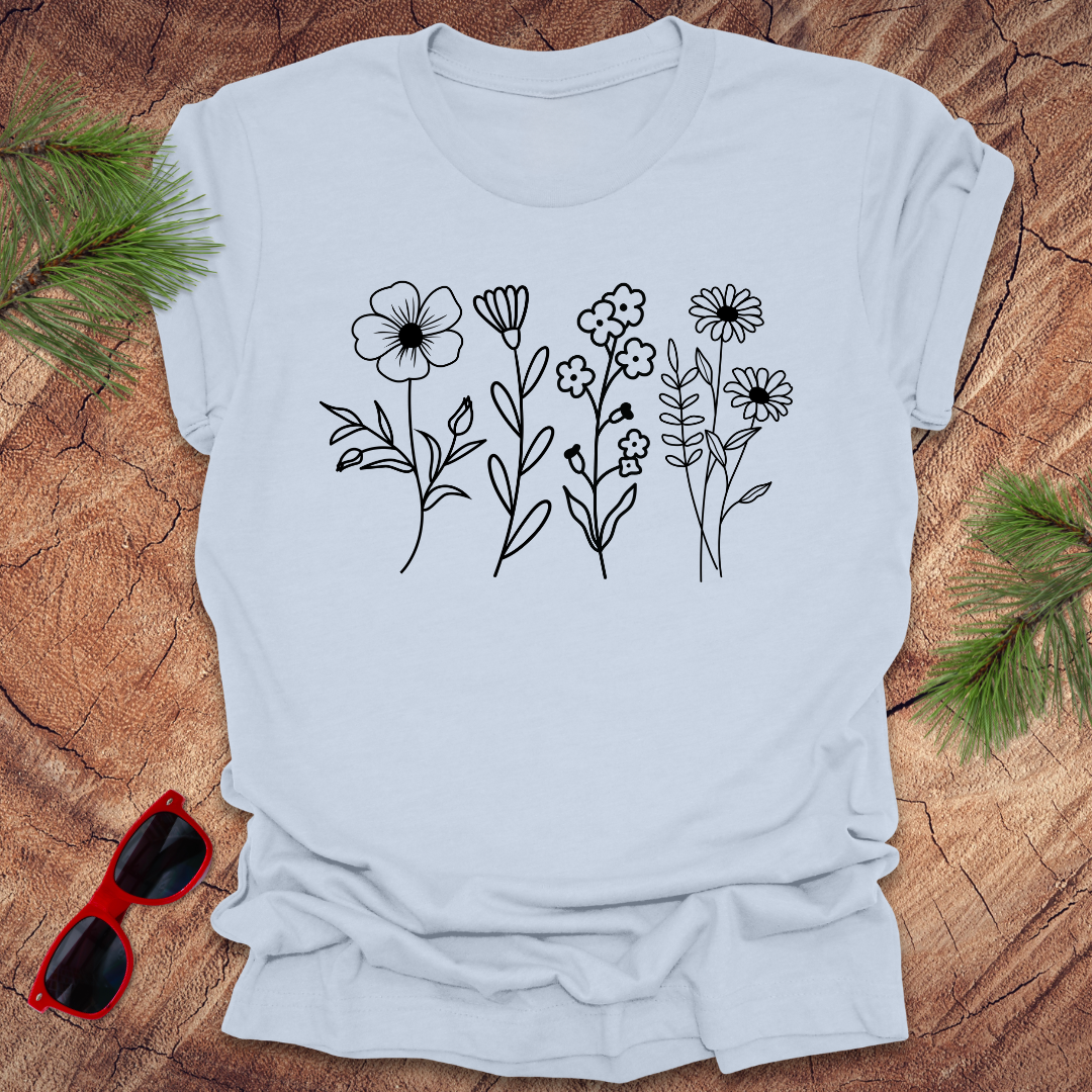 Standing Flowers Tee