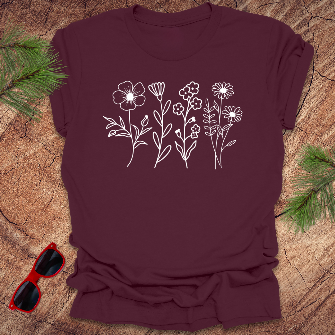 Standing Flowers Tee