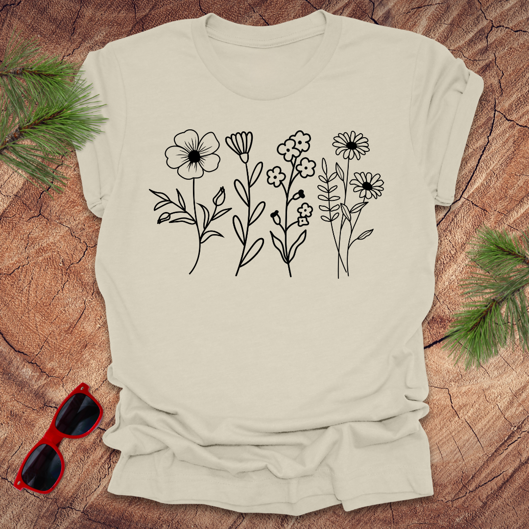 Standing Flowers Tee