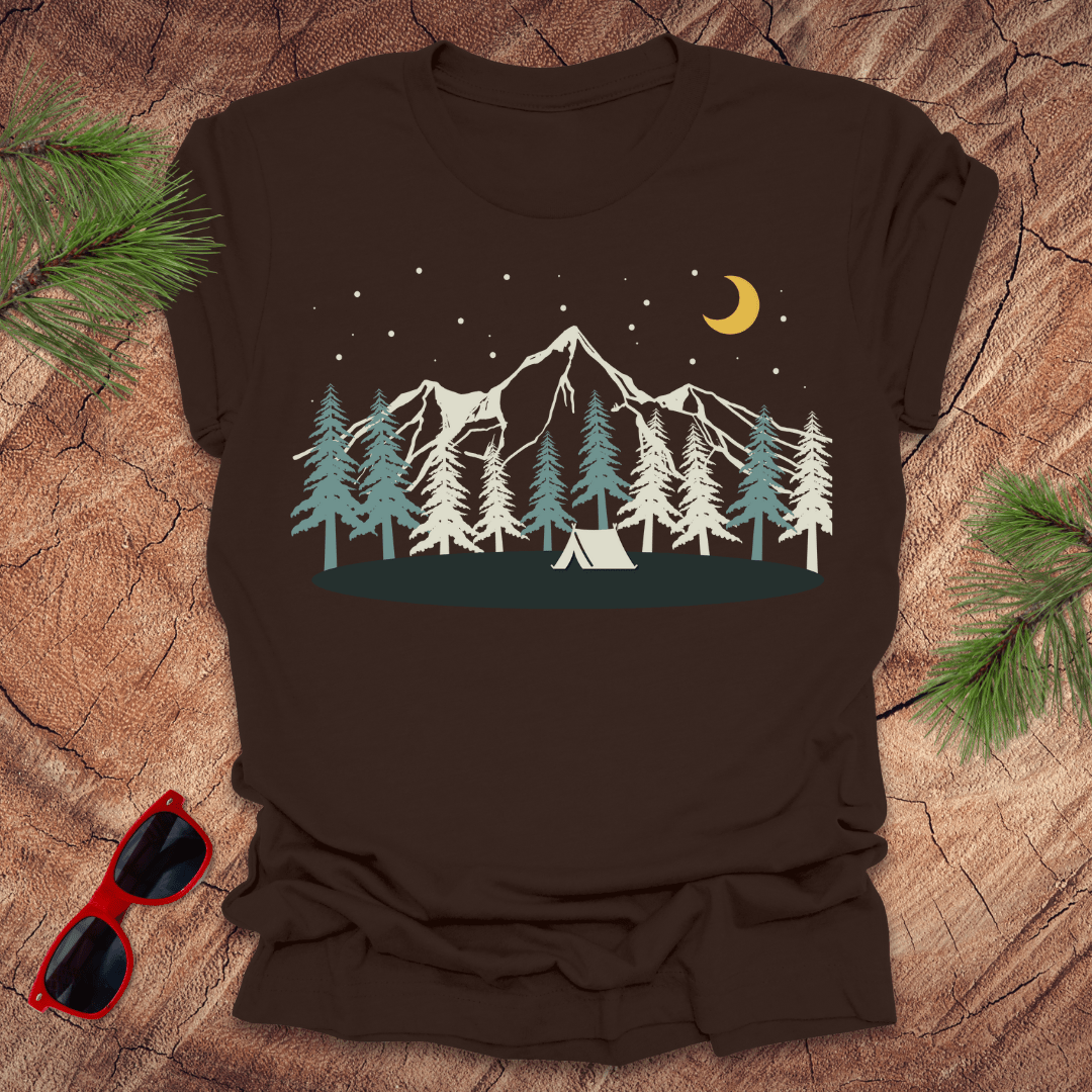 Starry Night Camping Tee - Wandering Owl Adventure Gear