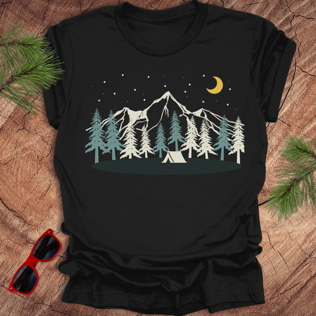 Starry Night Camping Tee - Wandering Owl Adventure Gear