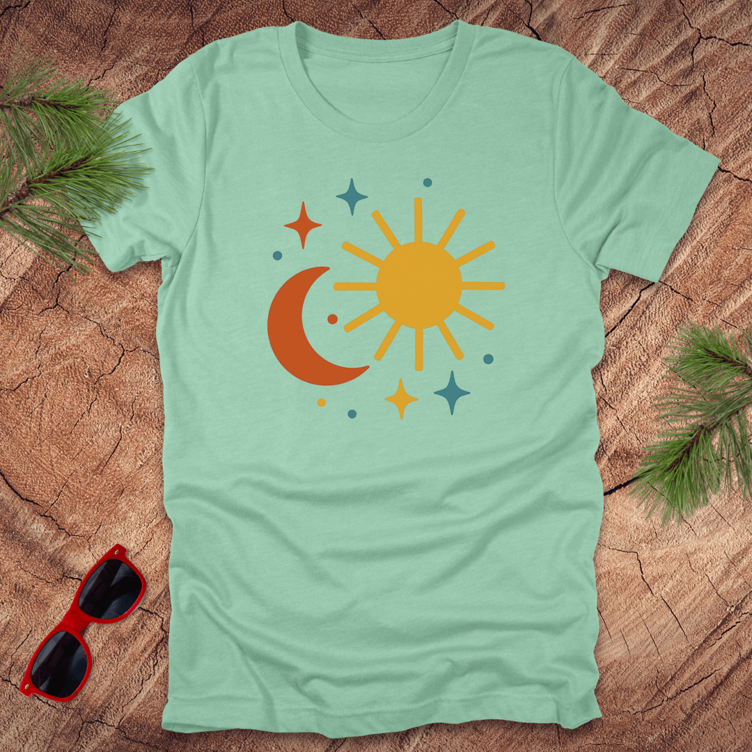 Sun and Moon Tee - Wandering Owl Adventure Gear