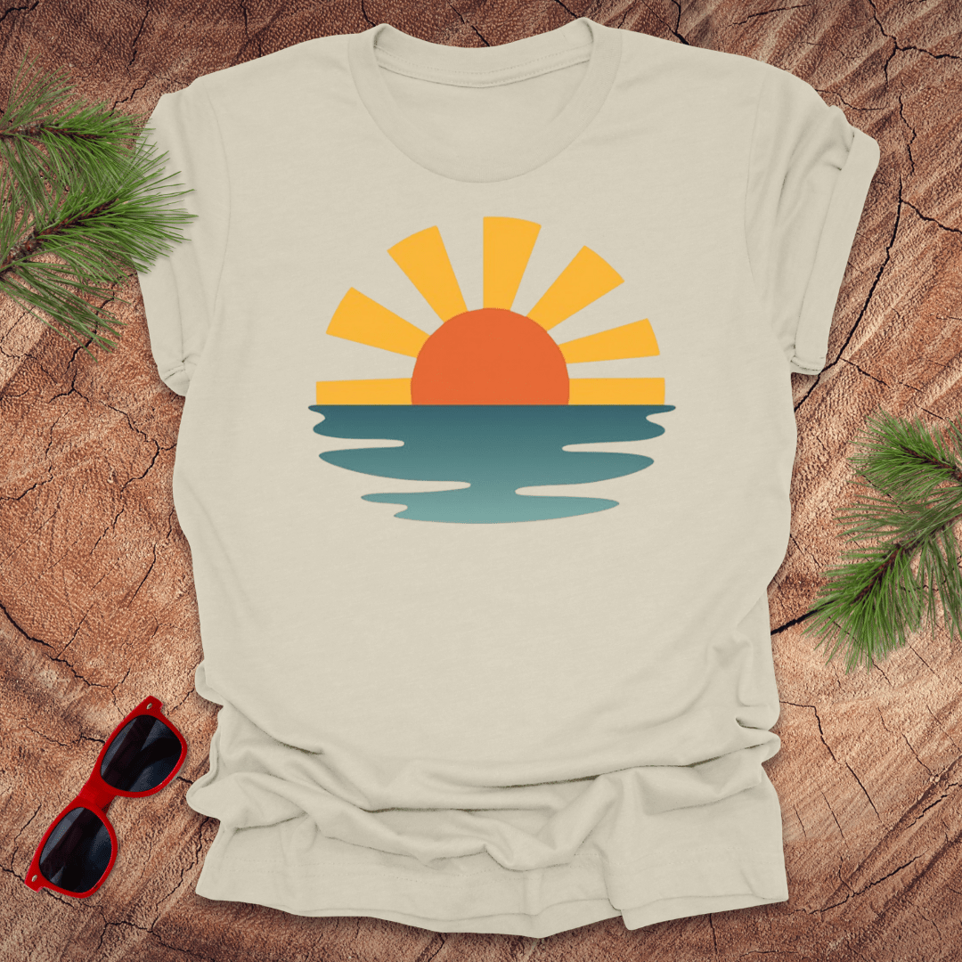 Sunset Waves Unisex Tee - Wandering Owl Adventure Gear