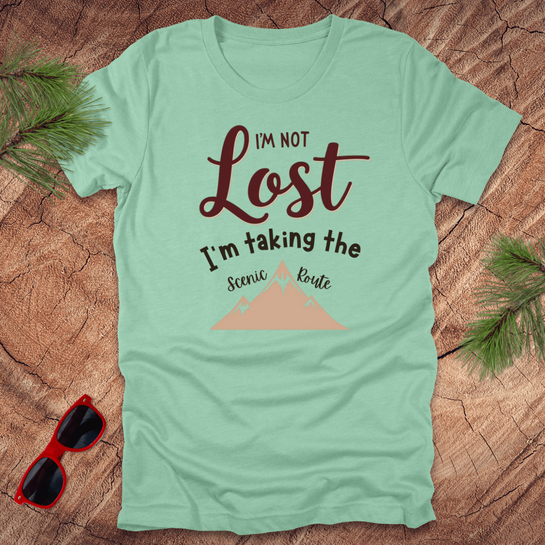 Taking the Scenic Route Tee - Wandering Owl Adventure Gear