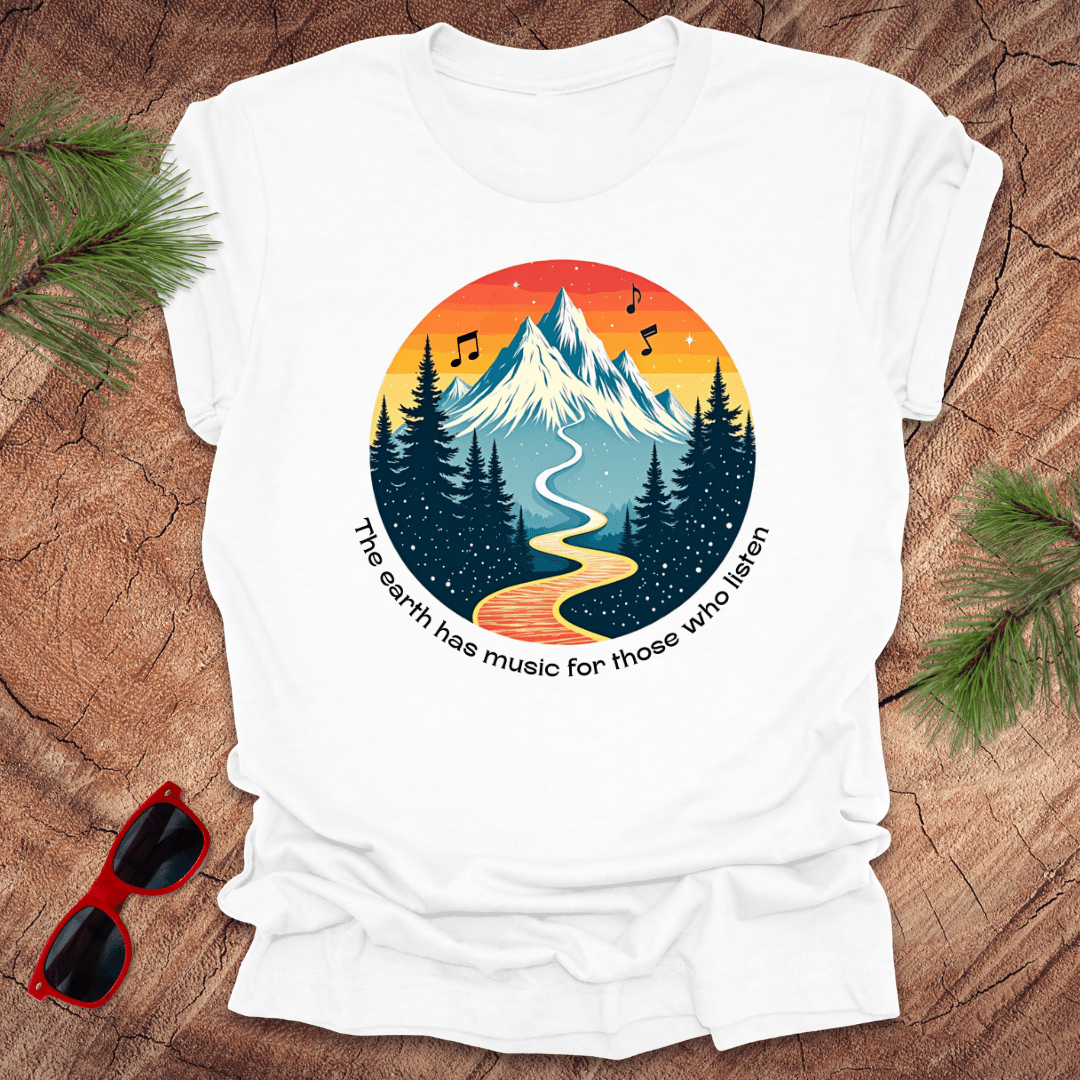 The Earth Has Music Tee - Wandering Owl Adventure Gear