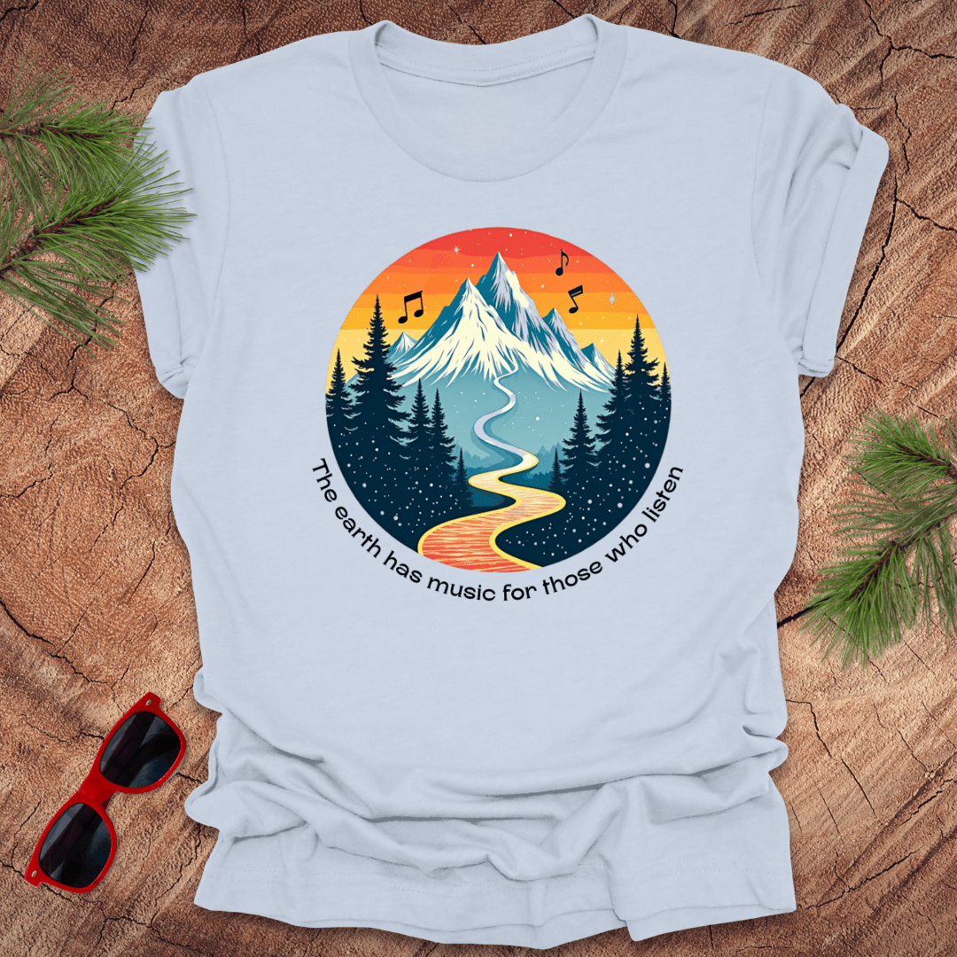 The Earth Has Music Tee - Wandering Owl Adventure Gear