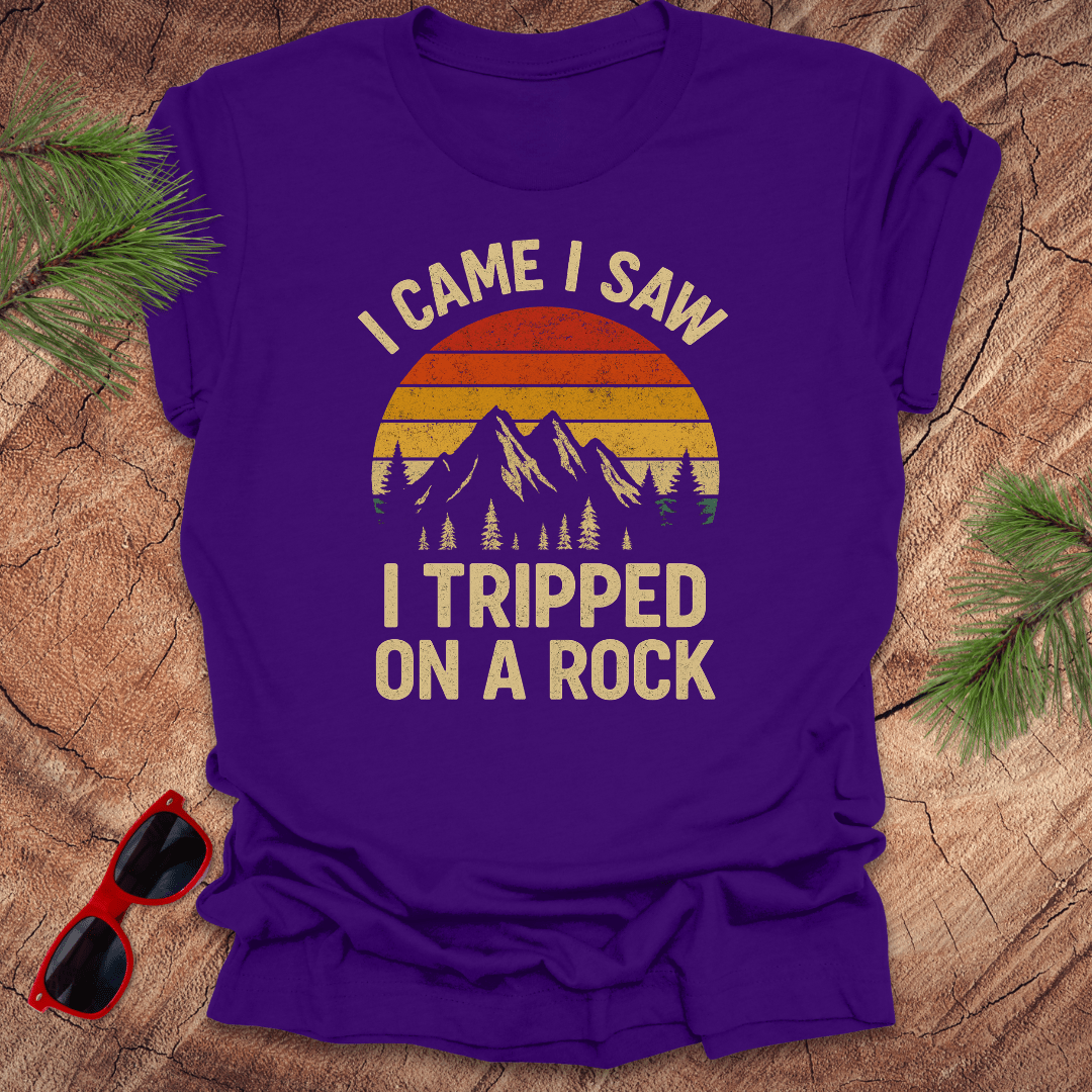 Tripped on a Rock Tee - Wandering Owl Adventure Gear