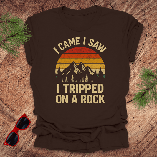 Tripped on a Rock Tee - Wandering Owl Adventure Gear