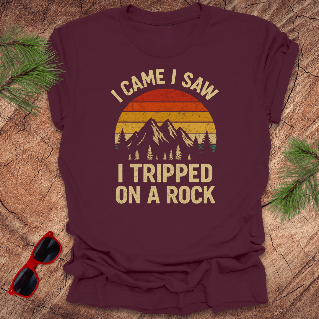 Tripped on a Rock Tee - Wandering Owl Adventure Gear