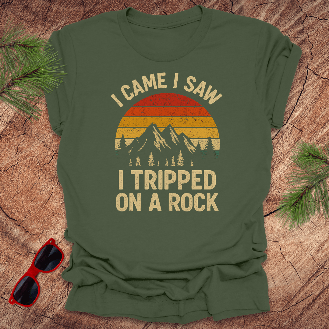 Tripped on a Rock Tee - Wandering Owl Adventure Gear