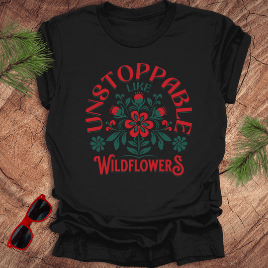 Unstoppable Like Wildflowers Tee - Wandering Owl Adventure Gear