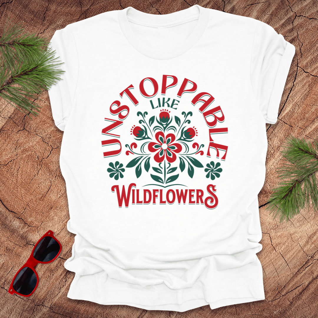 Unstoppable Like Wildflowers Tee - Wandering Owl Adventure Gear