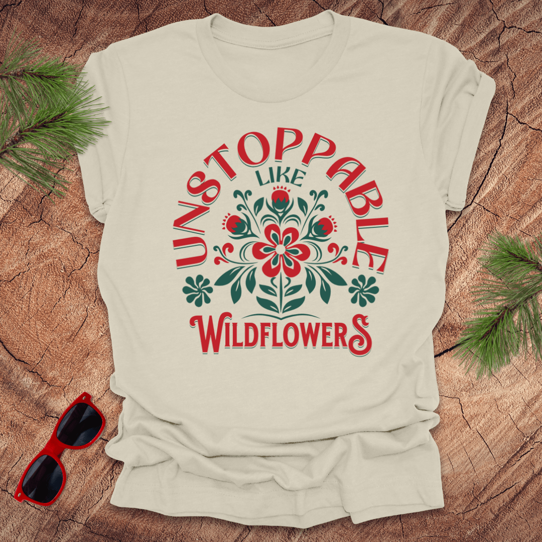 Unstoppable Like Wildflowers Tee - Wandering Owl Adventure Gear