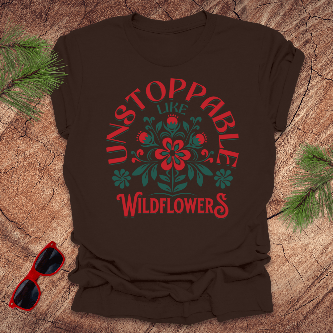 Unstoppable Like Wildflowers Tee - Wandering Owl Adventure Gear
