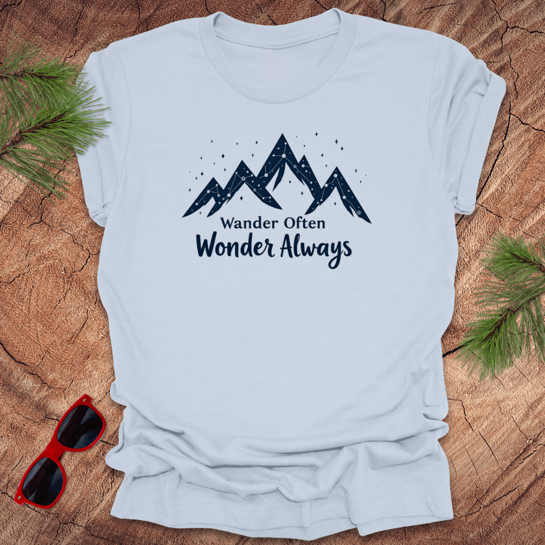 Wander Often, Wonder Always Tee - Wandering Owl Adventure Gear