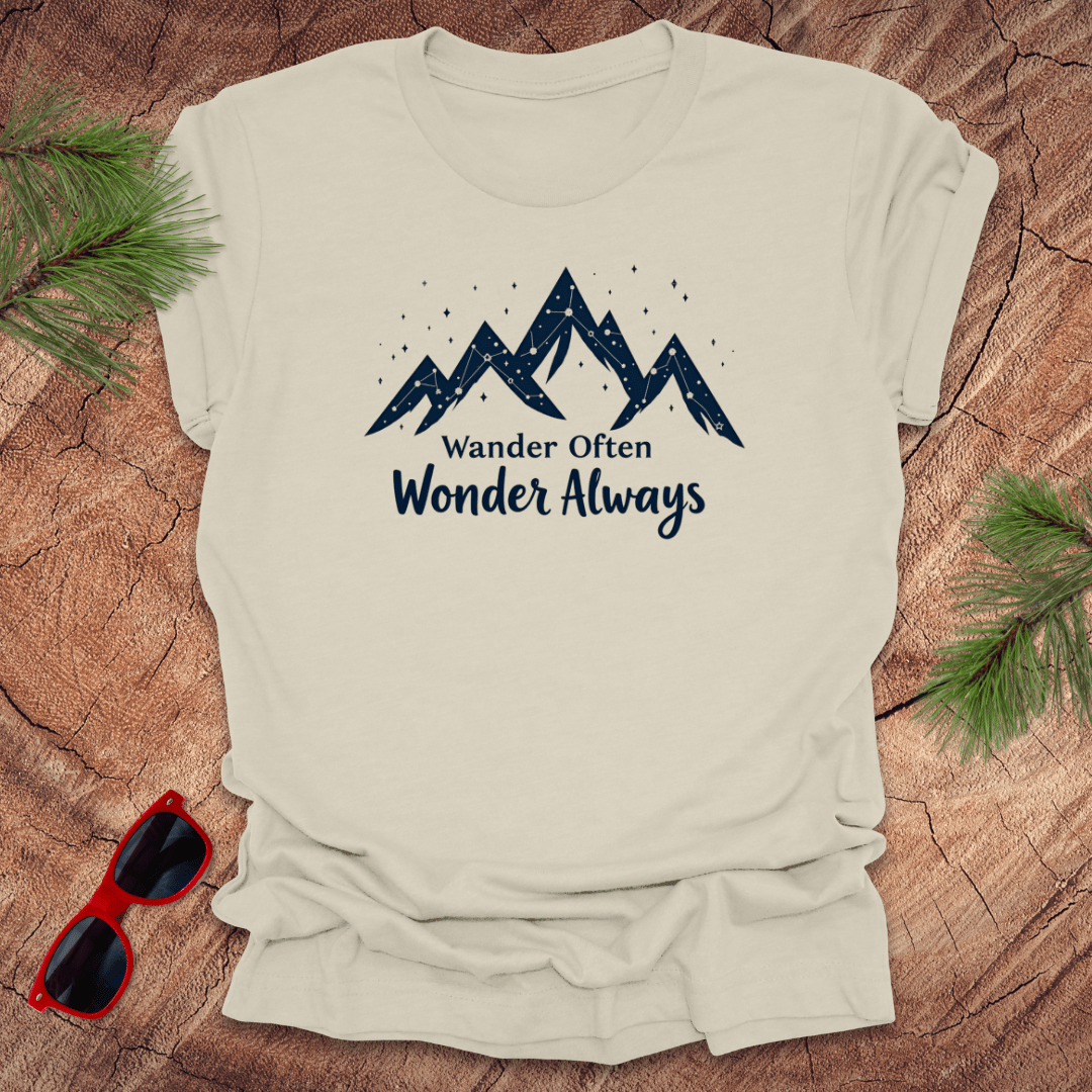 Wander Often, Wonder Always Tee - Wandering Owl Adventure Gear