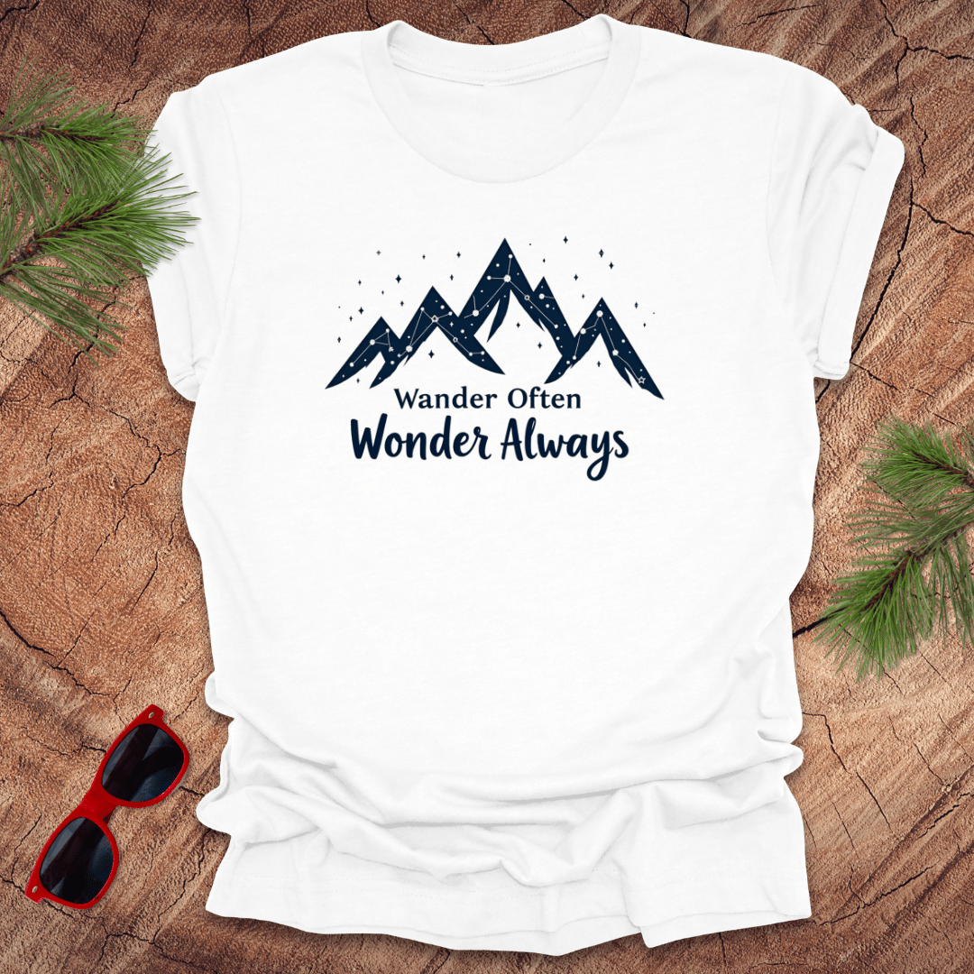 Wander Often, Wonder Always Tee - Wandering Owl Adventure Gear