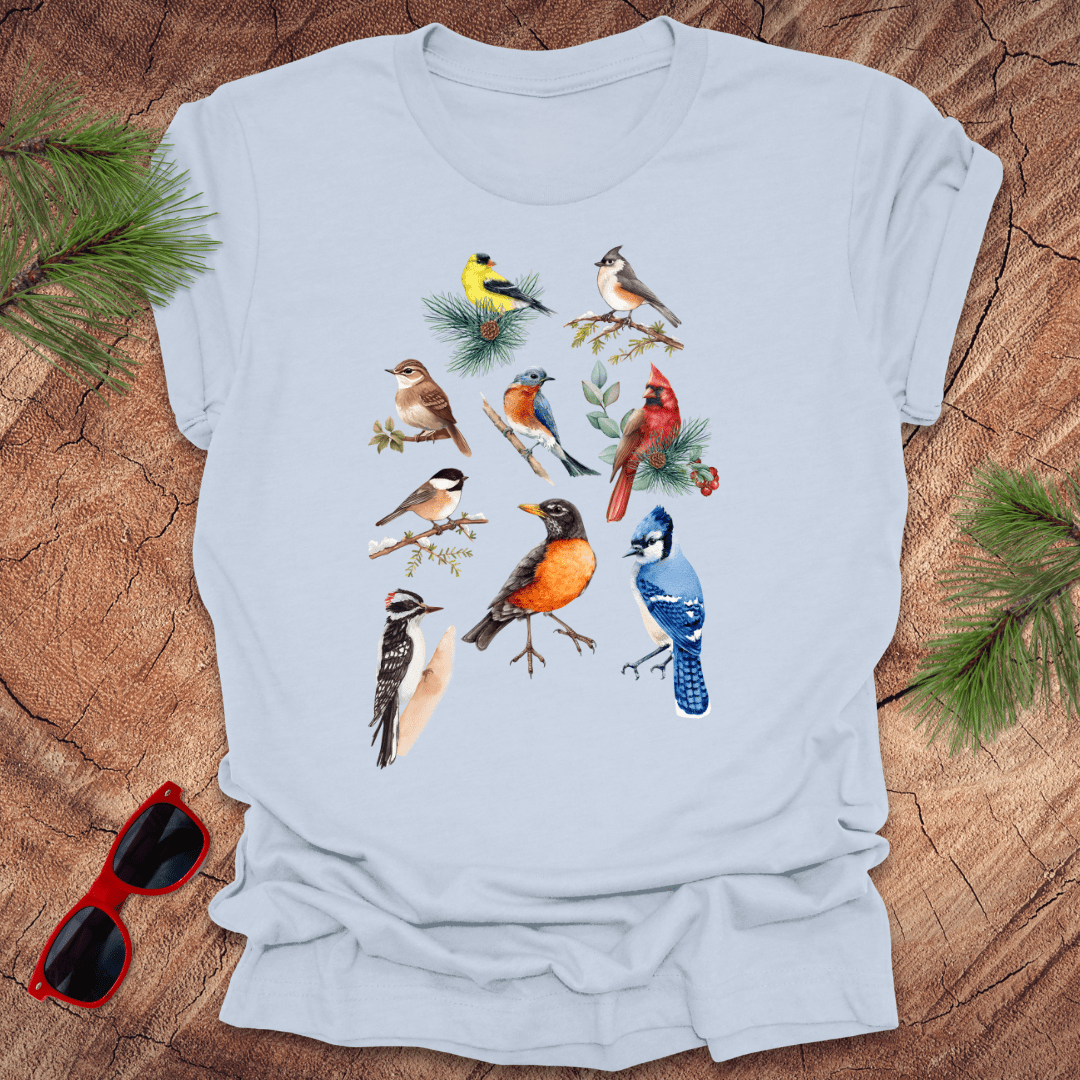 Wild Birds Tee - Wandering Owl Adventure Gear