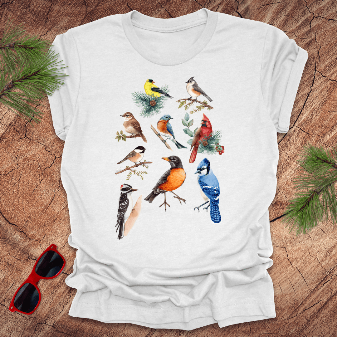 Wild Birds Tee - Wandering Owl Adventure Gear