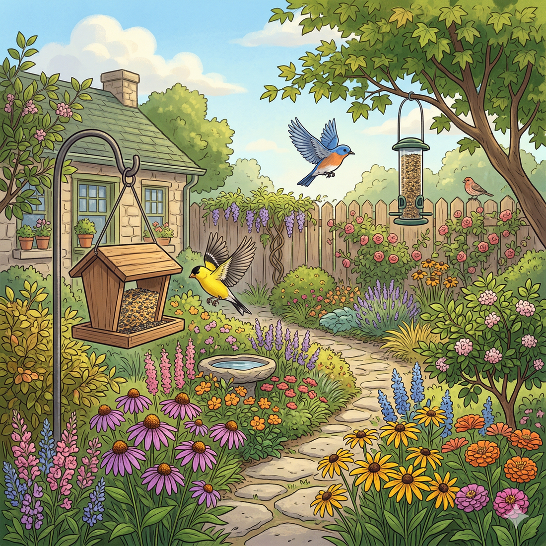 The Best Plants for Attracting Birds to your Yard