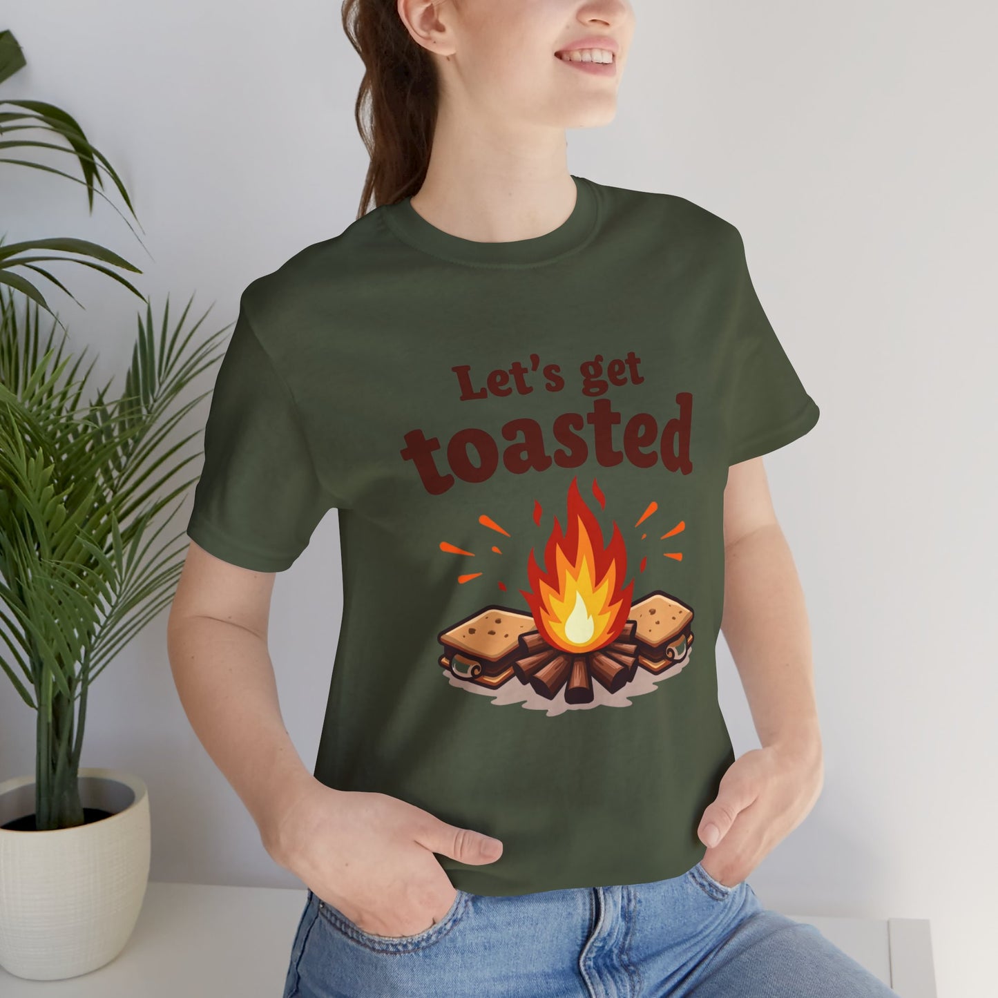 Let's Get Toasted Campfire Tee