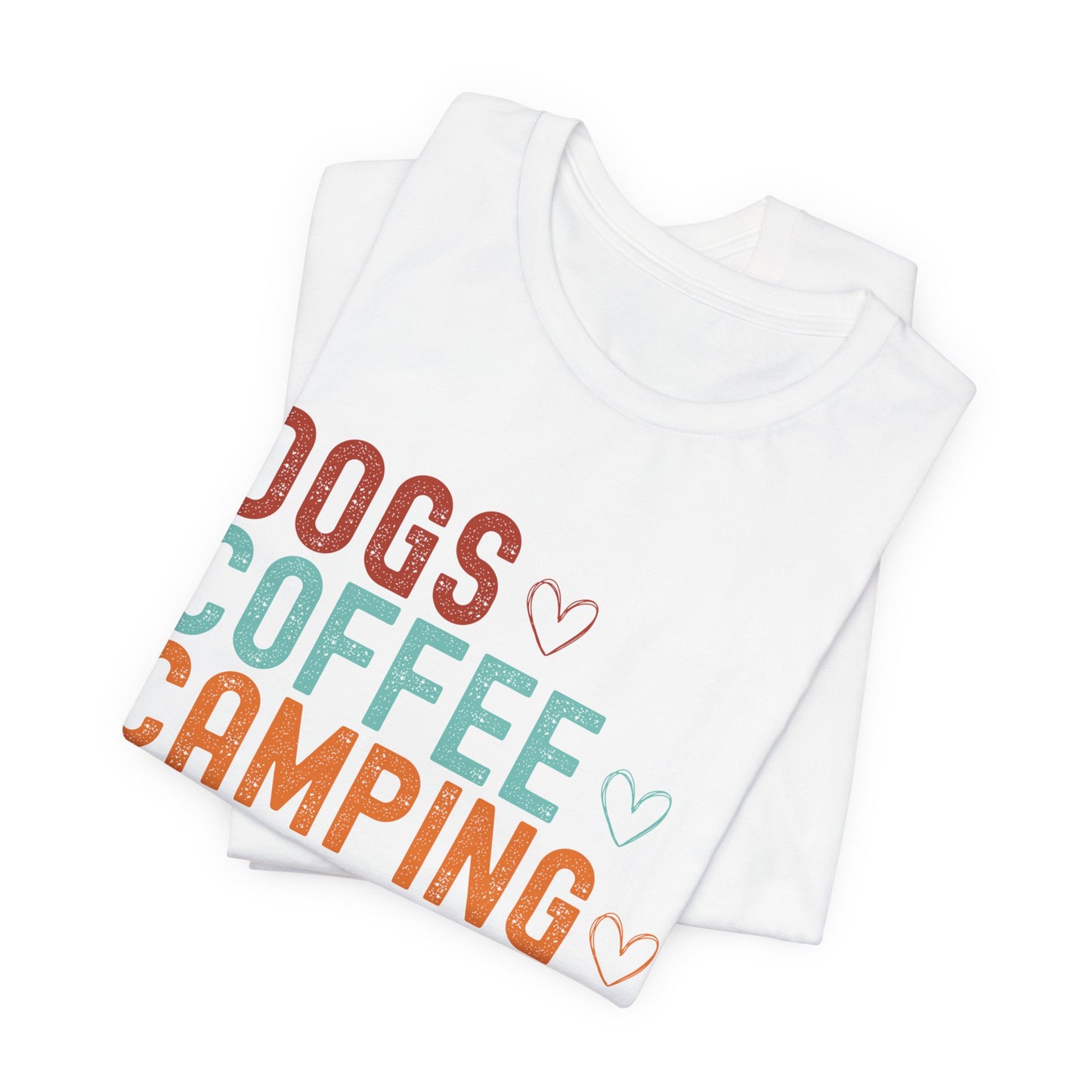 Dogs, Coffee, Camping Tee