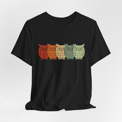 Owls on Parade Rainbow Owls Tee