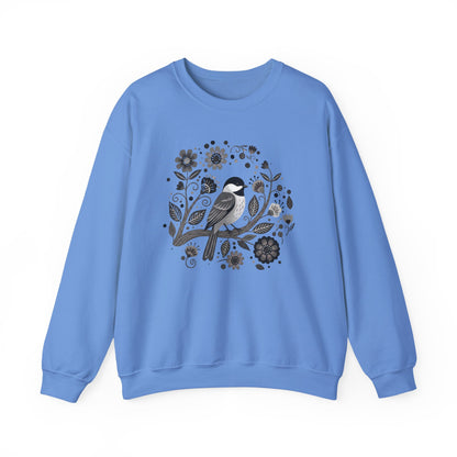 Folk Art Chickadee Sweatshirt