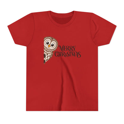 Christmas Owl Youth Tee