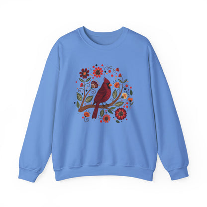 Folk Art Cardinal Sweatshirt
