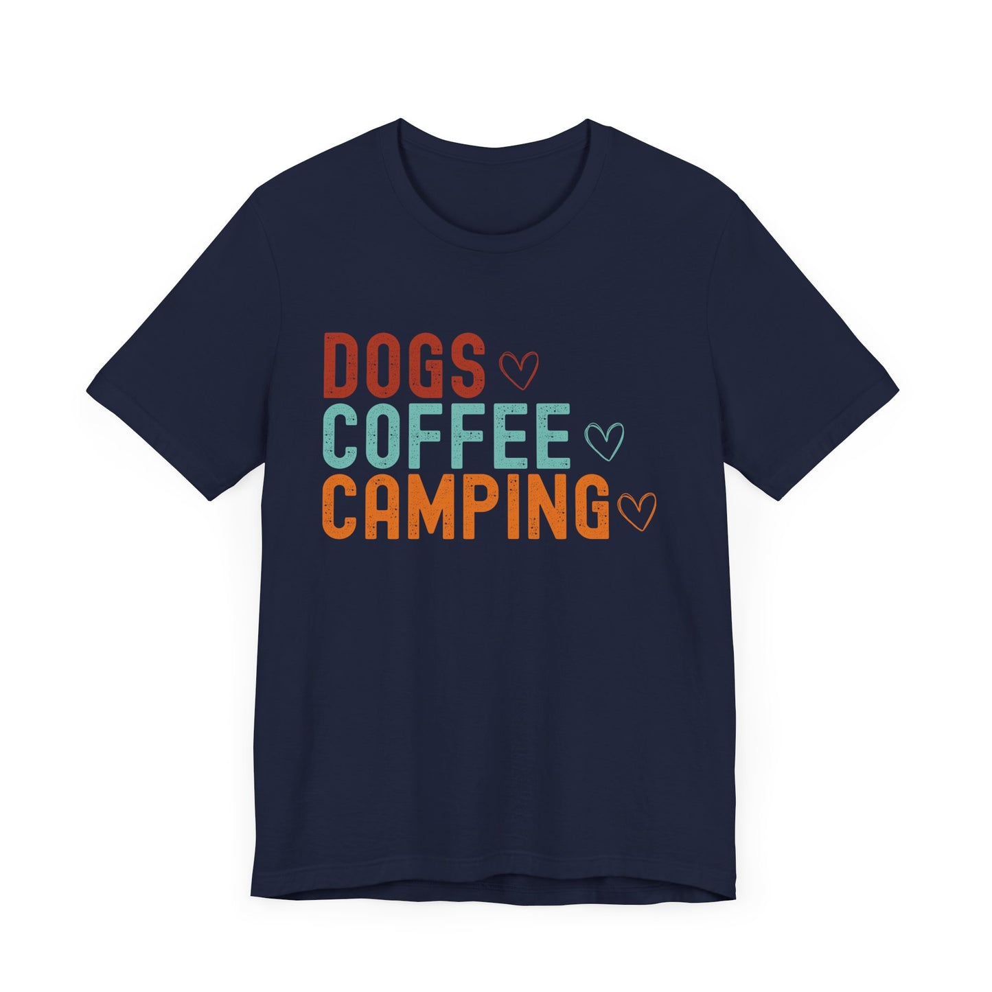 Dogs, Coffee, Camping Tee