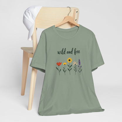 Wild and Free Floral Tee