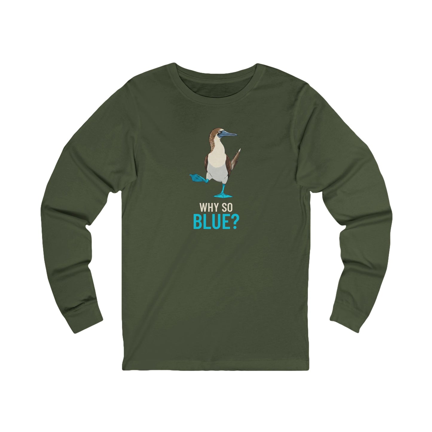 Blue-Footed Booby Long Sleeve Tee (XS)