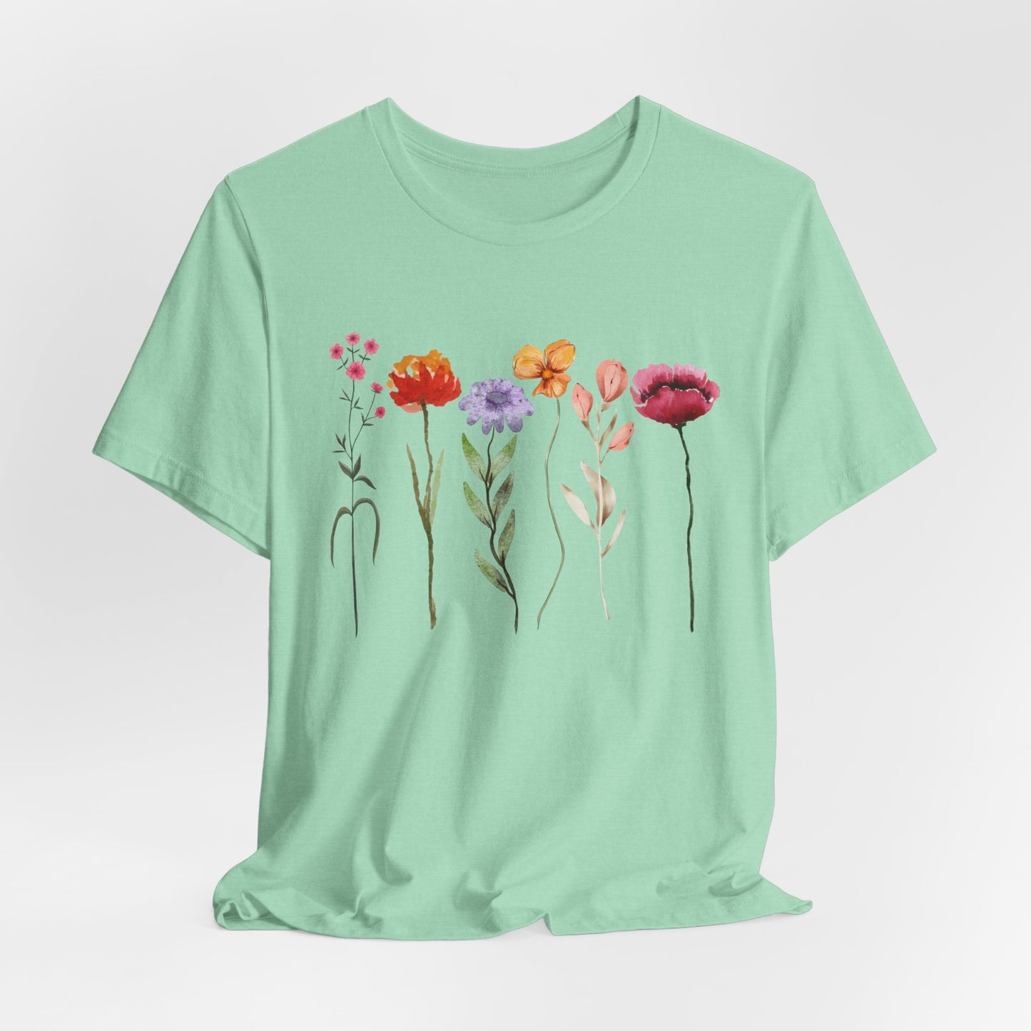 Tall Flowers Art Tee