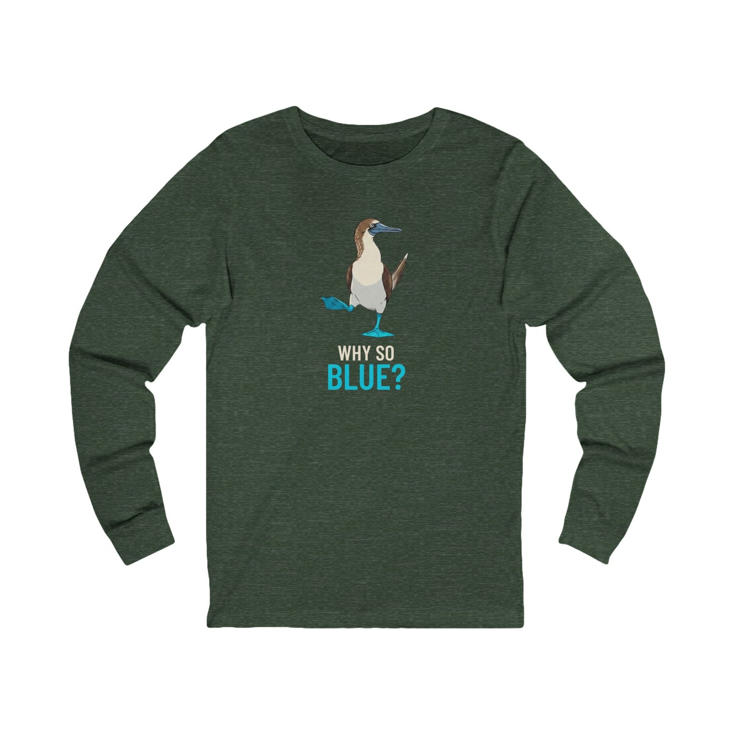 Blue-Footed Booby Long Sleeve Tee (XS)