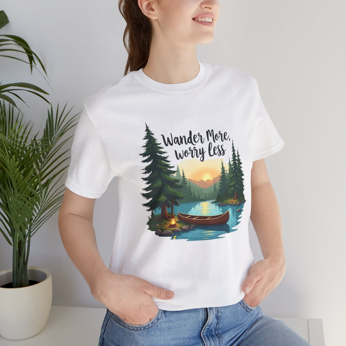 Wander More, Worry Less Tee