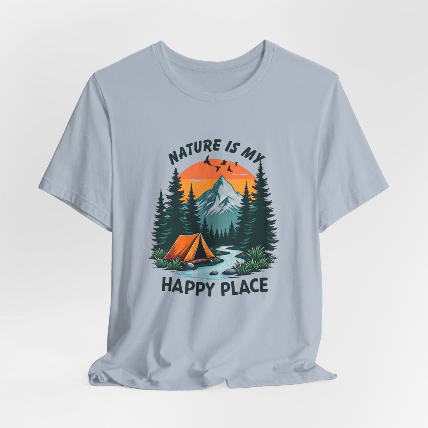 Nature Is My Happy Place Unisex Tee