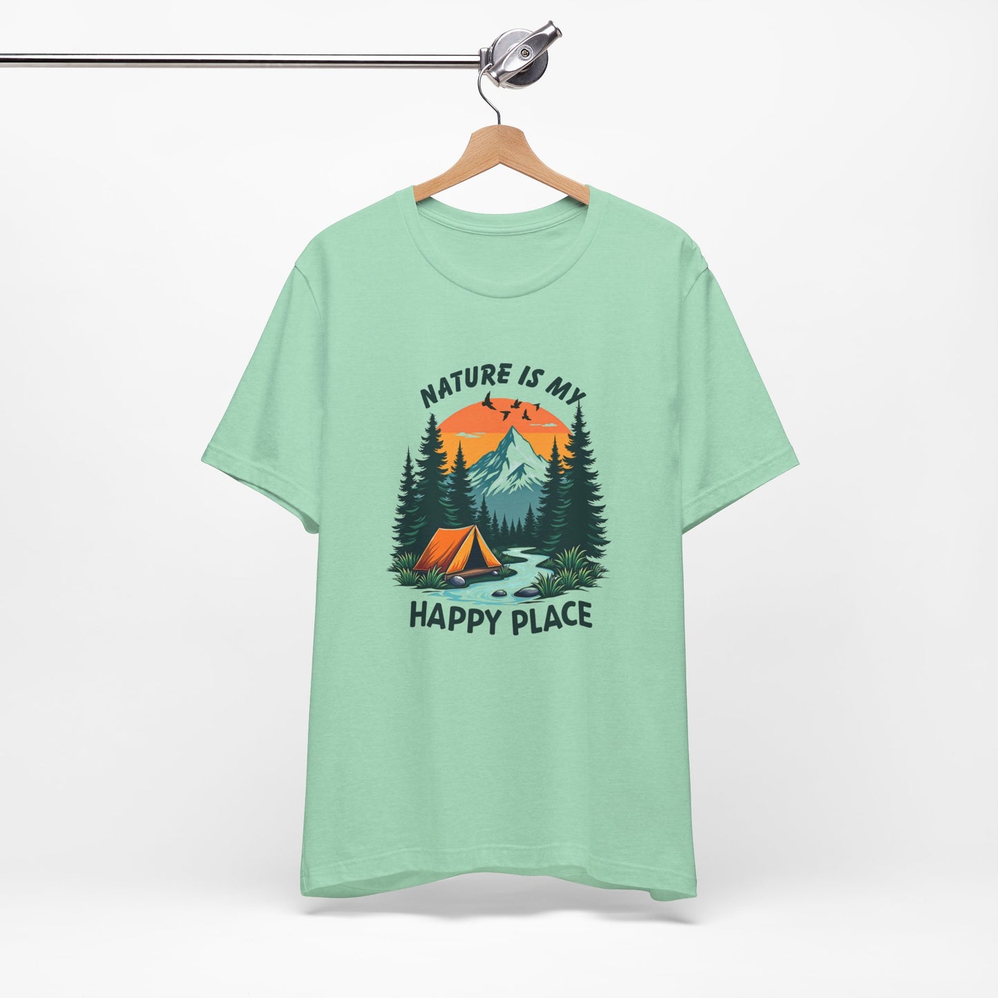 Nature Is My Happy Place Unisex Tee