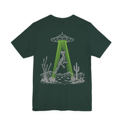 Roadrunner and UFO Back Design Tee
